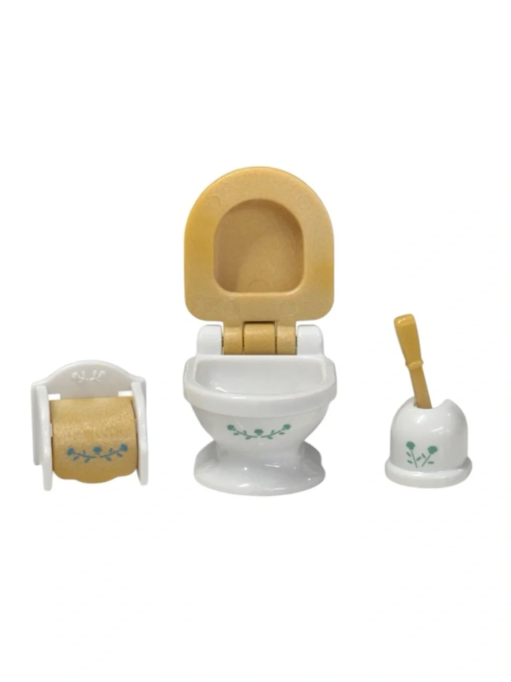 Sylvanian Families Calico Critters Bathroom Sink Shower Faucet Shower Curtain